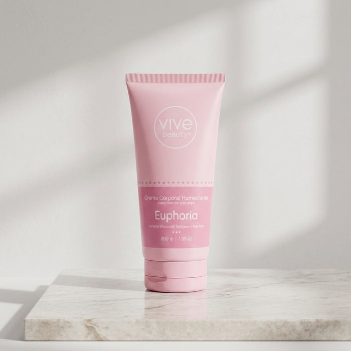 CREMA CORPORAL HUMECTANTE VIVE BEAUTY (Mango Pop · Euforia · Tropical Dreams · Pera)