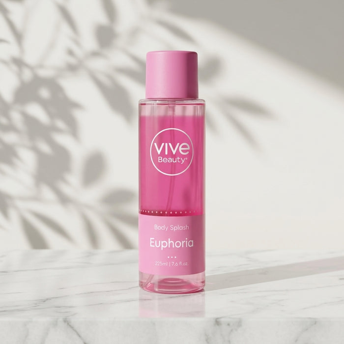 SPLASH VIVE BEAUTY (Euforia · Pera · Bomberry · Mango Pop · Tropical Dreams)