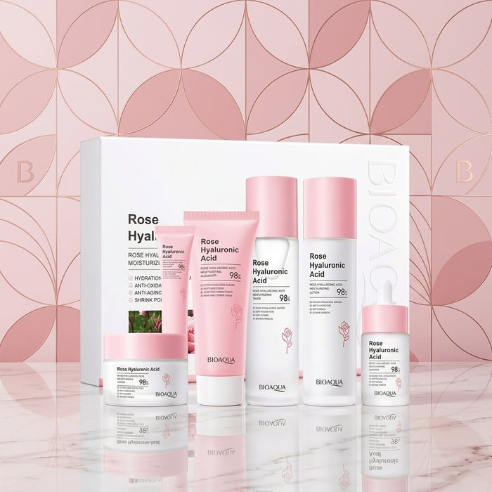Kit Bioaqua Rose Hyaluronic Acid